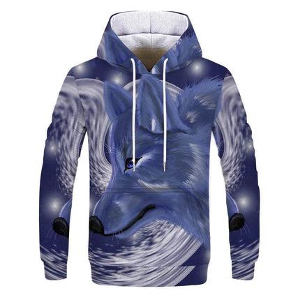 Men Animal Wolf Long Casual 3D Hoodies - Hoodies - Favocent - Mad Fly Essentials