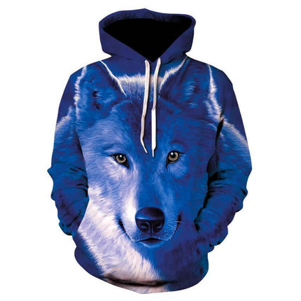 Men Animal Wolf Long Casual 3D Hoodies - Hoodies - Favocent - Mad Fly Essentials