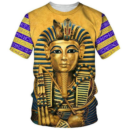 Men Anubis Egyptian god 3D Graphic Shirt - Shirt - oufisun - Mad Fly Essentials