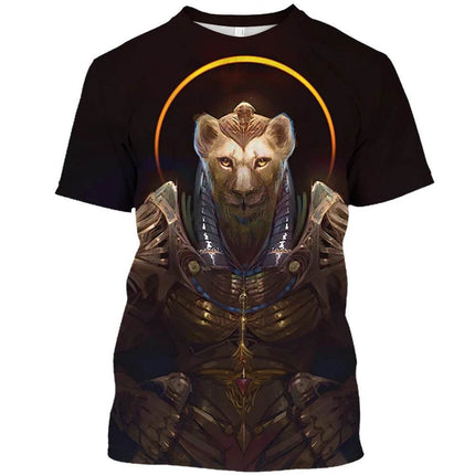Men Anubis Egyptian god 3D Graphic Shirt - Shirt - oufisun - Mad Fly Essentials