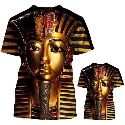 Men Anubis Egyptian god 3D Graphic Shirt - Shirt - oufisun - Mad Fly Essentials