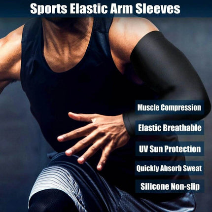 Men Arm Sleeves Compression Elbow Cover Fitness Essentials - Fitness Essentials - SPOSAFE - Mad Fly Essentials