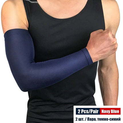 Men Arm Sleeves Compression Elbow Cover Fitness Essentials - Fitness Essentials - SPOSAFE - Mad Fly Essentials