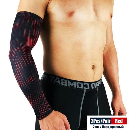 Men Arm Sleeves Compression Elbow Cover Fitness Essentials - Fitness Essentials - SPOSAFE - Mad Fly Essentials