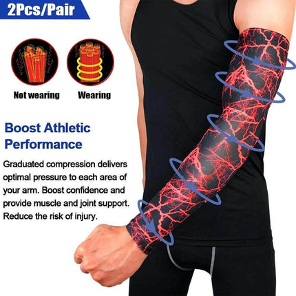 Men Arm Sleeves Compression Elbow Cover Fitness Essentials - Fitness Essentials - SPOSAFE - Mad Fly Essentials