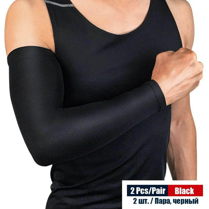 Men Arm Sleeves Compression Elbow Cover - Mad Fly Essentials