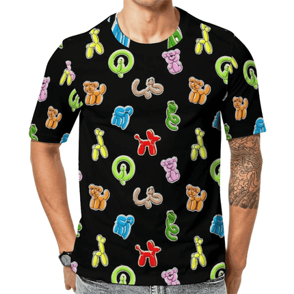 Men Balloon Animal Twister Short Shirt - Shirt - Wish Shape - Mad Fly Essentials