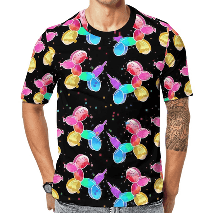 Men Balloon Animal Twister Short Shirt - Shirt - Wish Shape - Mad Fly Essentials