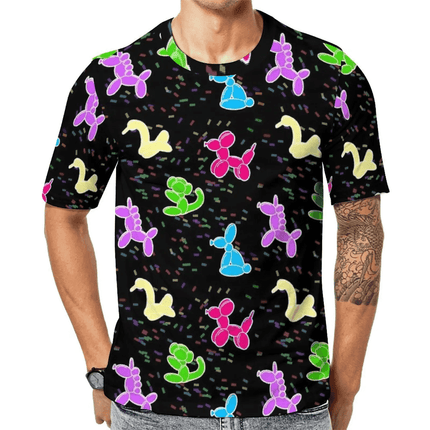 Men Balloon Animal Twister Short Shirt - Shirt - Wish Shape - Mad Fly Essentials