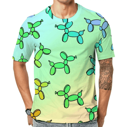 Men Balloon Animal Twister Short Shirt - Shirt - Wish Shape - Mad Fly Essentials
