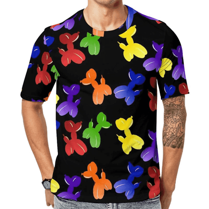 Men Balloon Animal Twister Short Tees - Mad Fly Essentials
