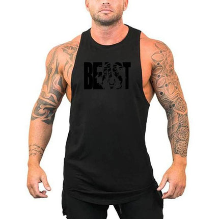 Men Beast Activewear Bodybuilding Tank Top - Tank Top - Fitness Essentials - Mad Fly Essentials