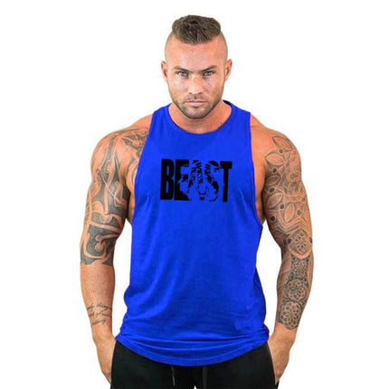 Men Beast Activewear Bodybuilding Tank Top - Tank Top - Fitness Essentials - Mad Fly Essentials