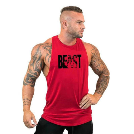 Men Beast Activewear Bodybuilding Tank Top - Tank Top - Fitness Essentials - Mad Fly Essentials