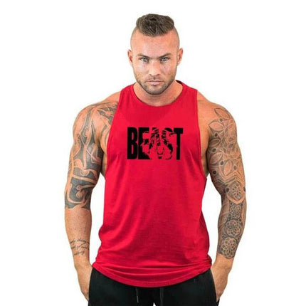 Men Beast Activewear Bodybuilding Tank Top - Tank Top - Fitness Essentials - Mad Fly Essentials