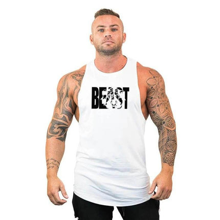 Men Beast Activewear Bodybuilding Tank Top - Tank Top - Fitness Essentials - Mad Fly Essentials