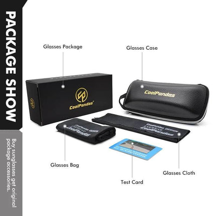 Men Black Silver Gold Square Driving Sunglasses - Men Sunglasses - COOLPANDAS - Mad Fly Essentials