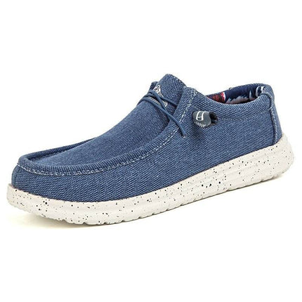 Men Breathable Casual Denim Canvas Loafers - Loafers - MIXIDELAI - Mad Fly Essentials