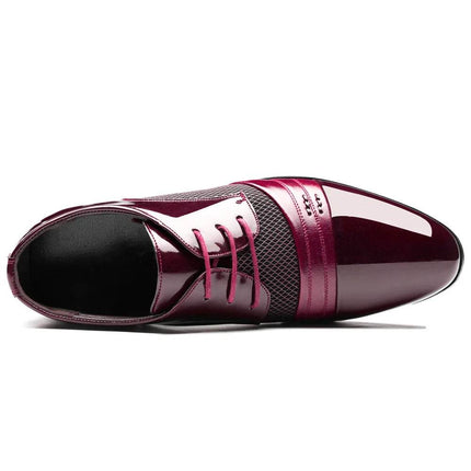 Men British Leather Pointed Wedding Loafers - Loafers - BC - Mad Fly Essentials