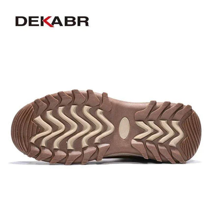 Men British Winter Leather Ankle Boots - Boots - DEKABR - Mad Fly Essentials