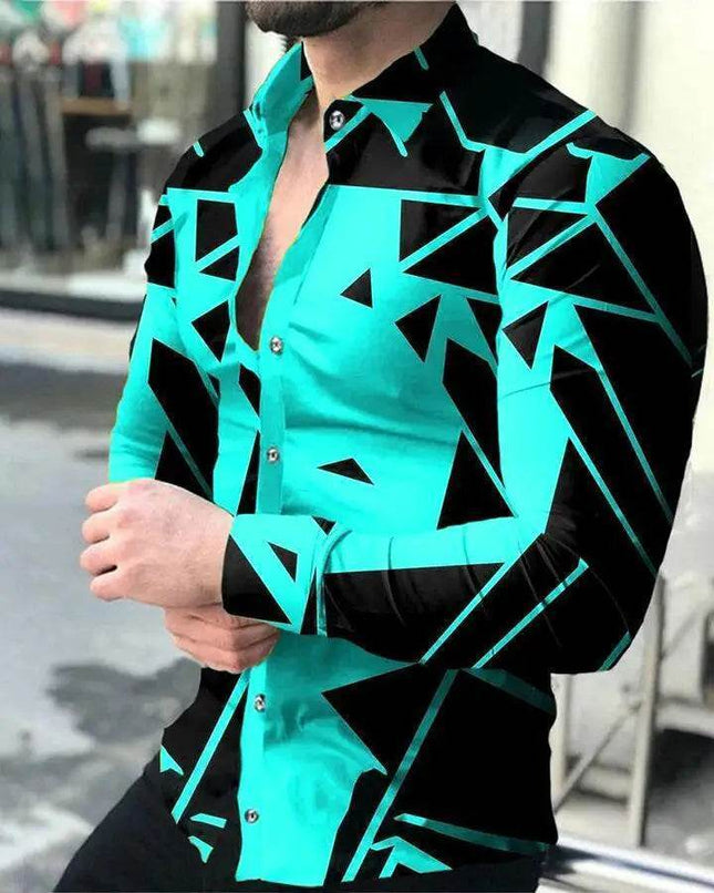 Hawaiian Shirt Men Business Casual Black 3D Party Shirt Hawaiian Shirt Metaphor Mad Fly Essentials