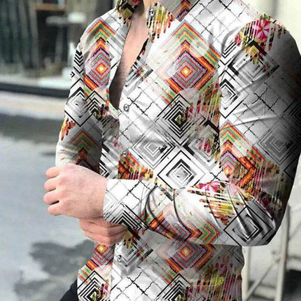 Men Business Casual Black 3D Party Shirt - Shirt - Metaphor - Mad Fly Essentials