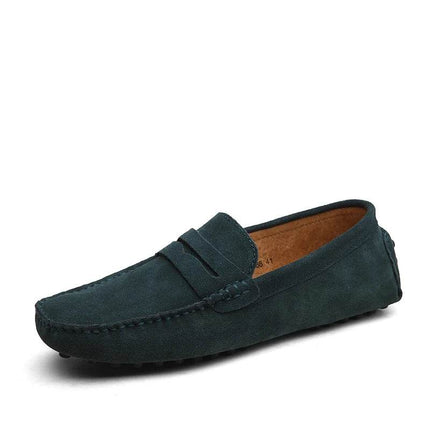 Men Business Casual Cow Suede Loafers - Loafers - BC - Mad Fly Essentials