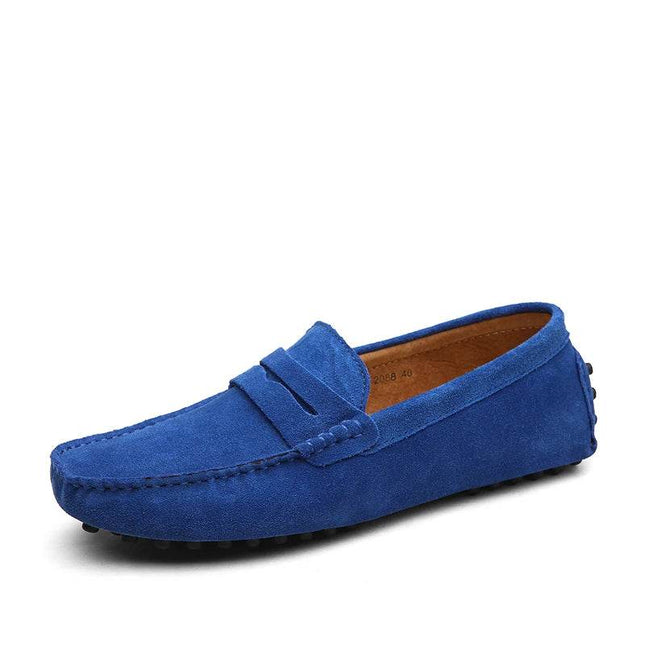 Men Business Casual Cow Suede Loafers - Loafers - BC - Mad Fly Essentials