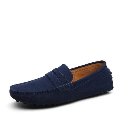Men Business Casual Cow Suede Loafers - Loafers - BC - Mad Fly Essentials