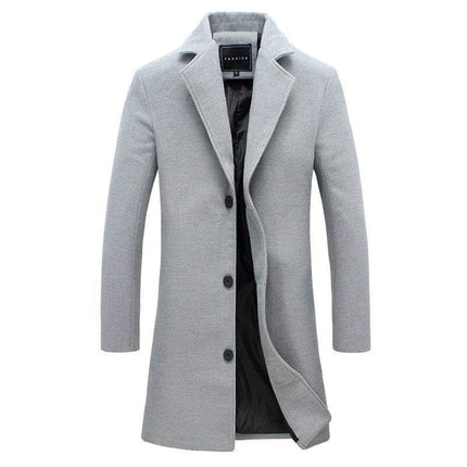 Men Business Casual Lapel Collar Winter Jacket - Jacket - iSurvivor - Mad Fly Essentials