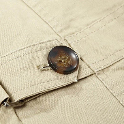 Men Business Casual Long Trench Bomber Jacket - Jacket - BC - Mad Fly Essentials