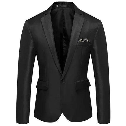 Men Business Casual No Iron Split Collar Office Blazer - Blazer - BC - Mad Fly Essentials