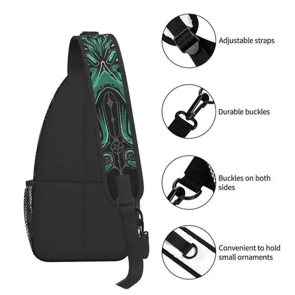 Men Call of Cthulhu Crossbody Backpack - Backpack - TACTIFANS - Mad Fly Essentials