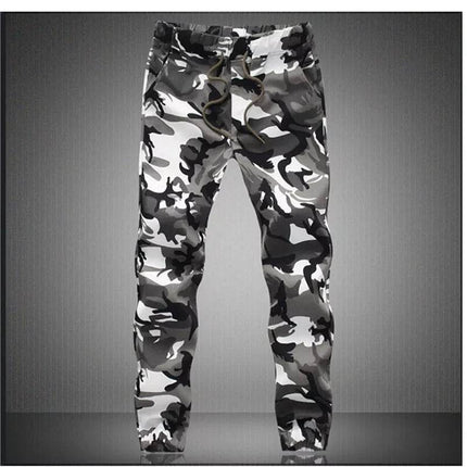 Men Camouflage Full Fitness Cargo Pants - Mad Fly Essentials