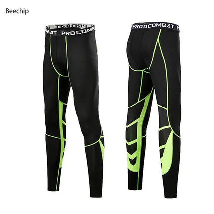 Men Camouflage Silk Elastic Compression Leggings - Leggings - Fitness Essentials - Mad Fly Essentials