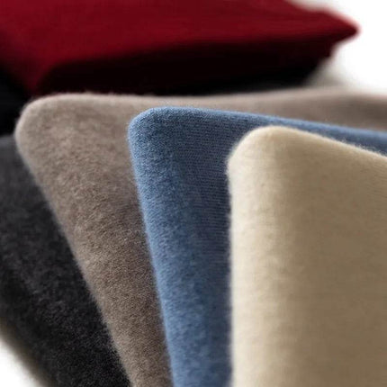 Men Cashmere V - Neck Woolen Pullover Sweater - Sweater - Wuiliy - Mad Fly Essentials