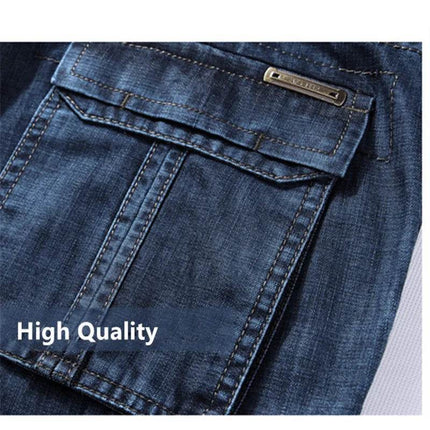 Men Casual Military style 29 - 40 Cargo Jeans - Jeans - ICPANS - Mad Fly Essentials