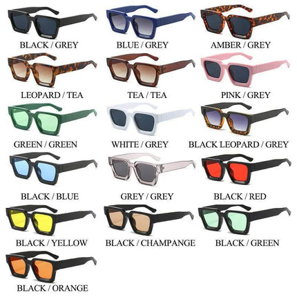 Men Classic Square Trendy UV400 Sunglasses - Men Sunglasses - HARMTTER - Mad Fly Essentials