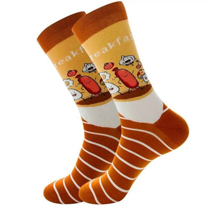 Men Combed 3D Funny Money Socks - Socks - Vogul - Mad Fly Essentials