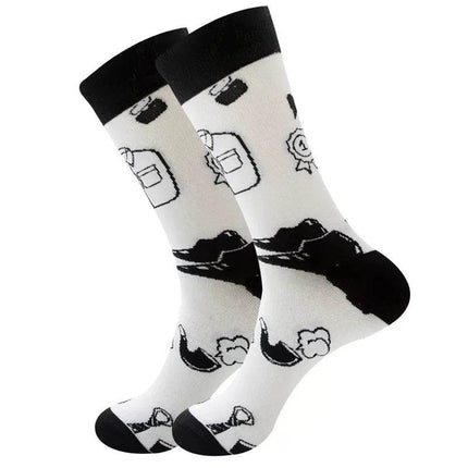 Men Combed 3D Funny Money Socks - Socks - Vogul - Mad Fly Essentials