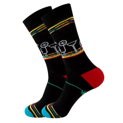 Men Combed 3D Funny Money Socks.