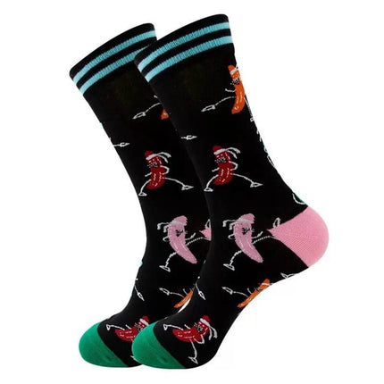 Men Combed 3D Funny Money Socks - Socks - Vogul - Mad Fly Essentials