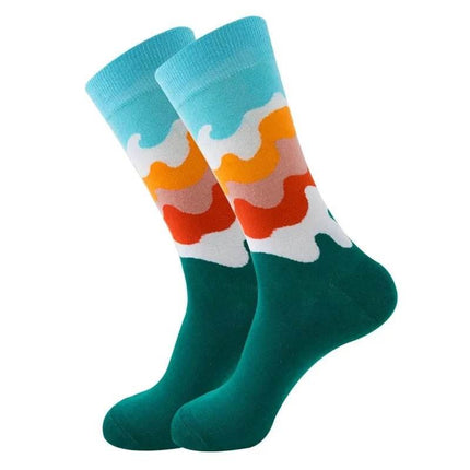 Men Combed 3D Funny Money Socks - Socks - Vogul - Mad Fly Essentials
