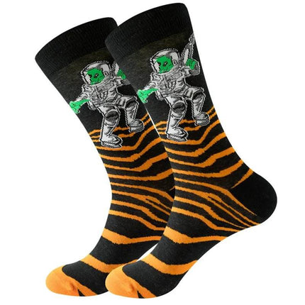 Men Combed 3D Funny Money Socks - Mad Fly Essentials