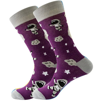 Men Combed 3D Funny Money Socks.