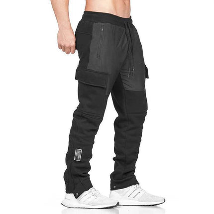 Men Cotton Casual Pocket Fitness Pants - Pants - SPQ - Mad Fly Essentials