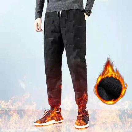 Men Cotton Down Casual Snow Pants - Pants - SANWOOD - Mad Fly Essentials