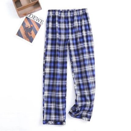Men Cotton Plaid Homewear Pajama Set - Pajama Set - DLXLOTOS - Mad Fly Essentials
