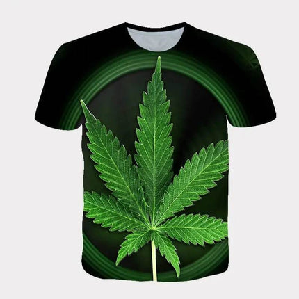 Men Crew Neck Floral 3D Summer Shirt - Shirt - Champrint - Mad Fly Essentials