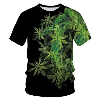 Men Crew Neck Floral 3D Summer Shirt - Shirt - Champrint - Mad Fly Essentials